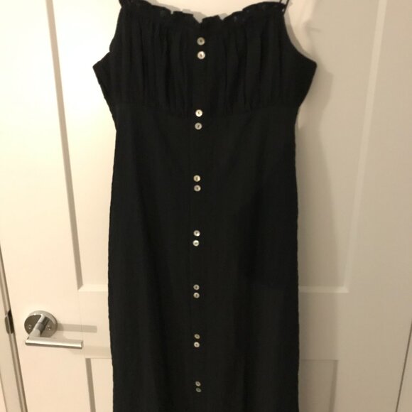 Oak + Fort Black Summer Dress - Picture 2 of 3